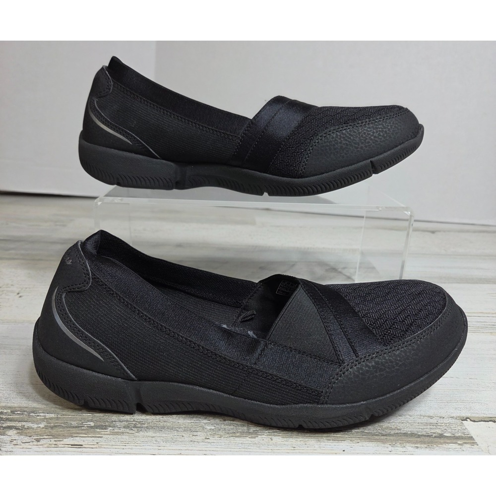 Skechers Be-Lux Daylights Womens sz 8 Black Slip On Shoes 100026S Memory Foam - Picture 5 of 7